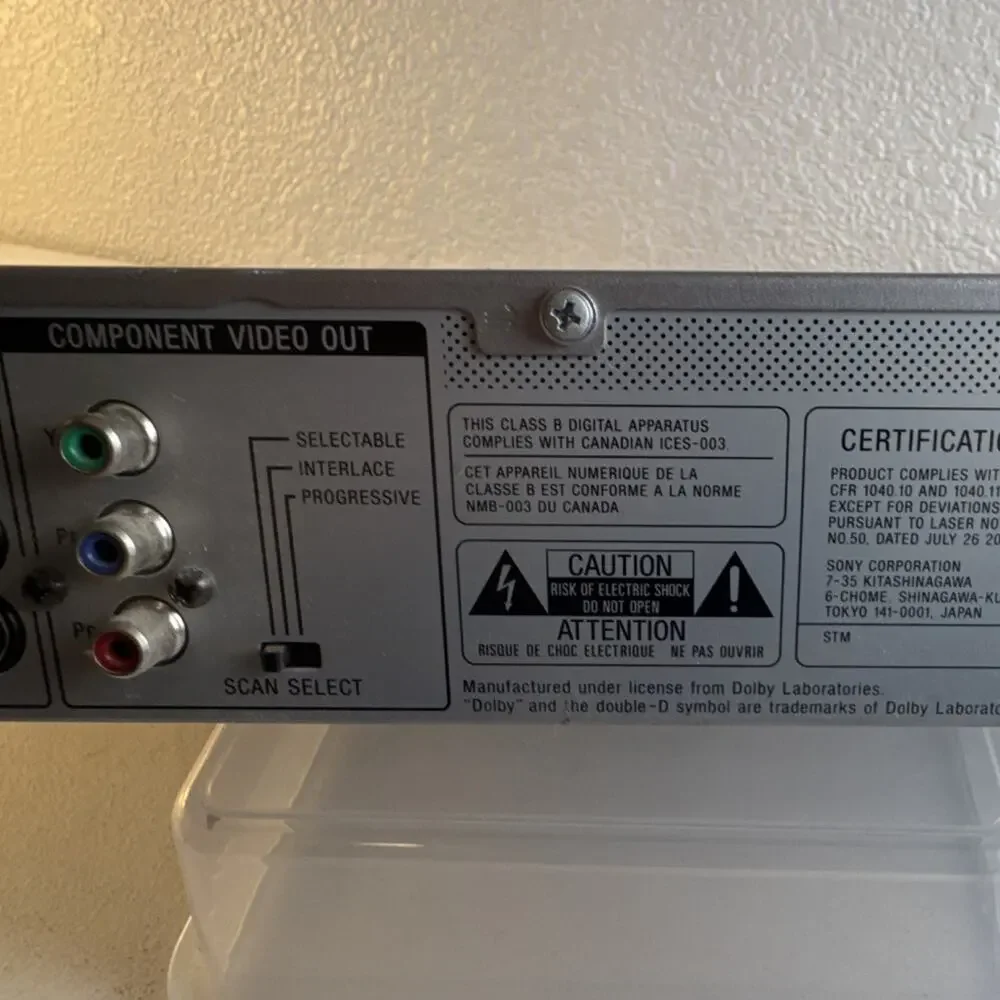 Sony dvp ns715p